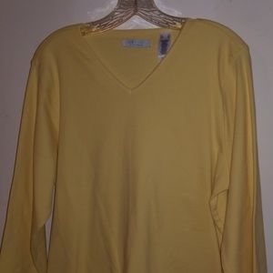 Liz Claiborne Yellow Long-Sleeve, size XL
